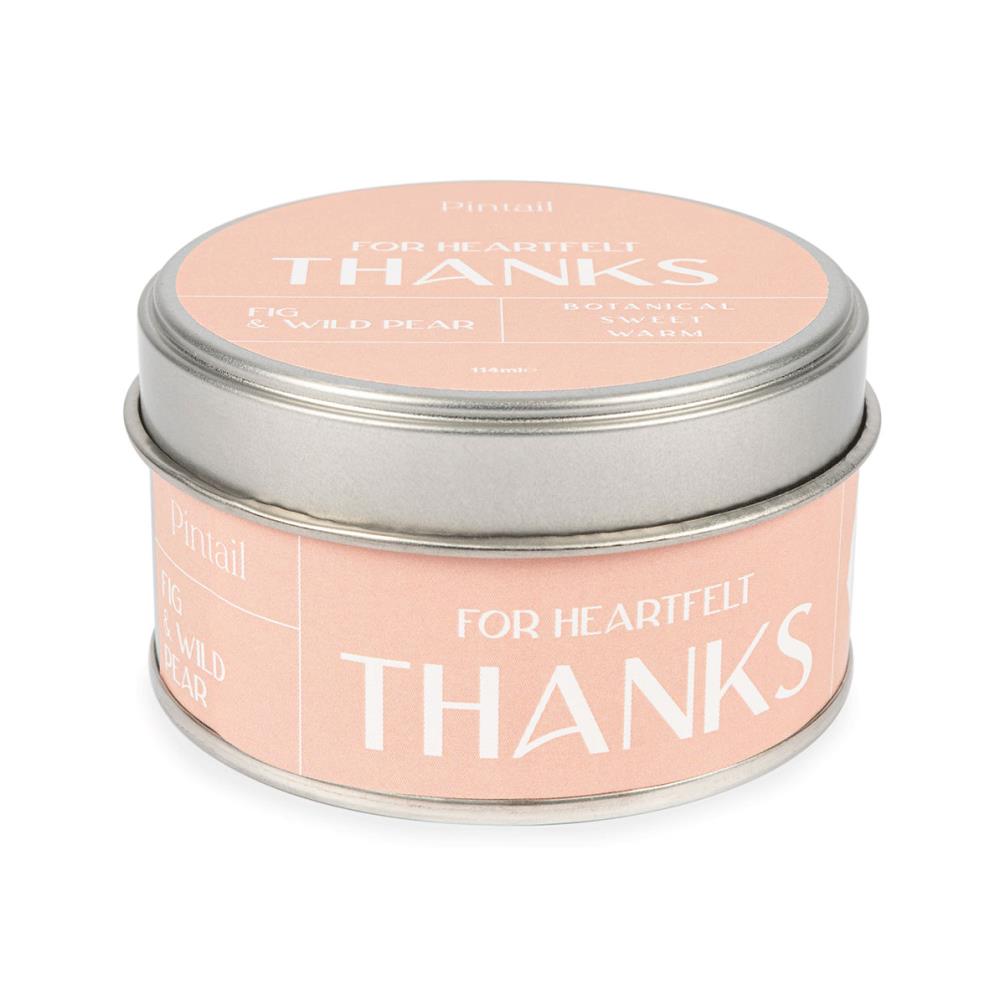 Pintail Candles Heartfelt Thanks Tin Candle Extra Image 1